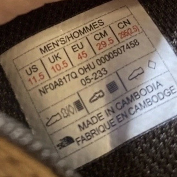 The North Face Men's 11.5 Back to Berkeley IV Leather WP Hiking Boots NEW! - Picture 10 of 10